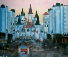 Hotel Excalibur Kulisse, Las Vegas, Hotel, Burg, Schloss, USA, Amerika