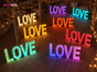 XXL MR&MRS Buchstaben LED RGB Farben & Effekte 1,2m Höhe - Galerie - Bild 4