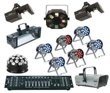 Partylicht XL Set Partyanlage, Lichtanlage, Beleuchtung, LED, Lichteffekten