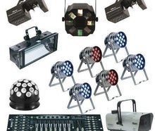 Partylicht XL Set Partyanlage, Lichtanlage, Beleuchtung, LED, Lichteffekten