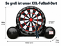 Riesen XXL Fußball-Dart mieten – Eventmodul für Firmenfeier, Vereinsfest & Geburtstag - Galerie - Bild 2