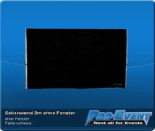 Seitenwand 3m ohne Fenster