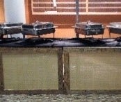 Buffettische, Bast, Tisch, Buffet, Buffettisch, Stand, Marktstand, Markt, Buffetausgabe