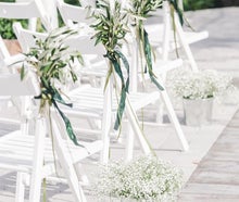 Klappstühle mieten in weiß Hochzeit Party Event Wedding freie Trauung
