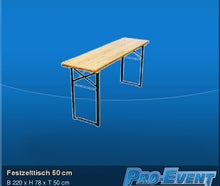 Festzelttisch 50 cm