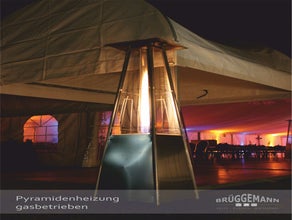 Heizstrahler /Pyramide