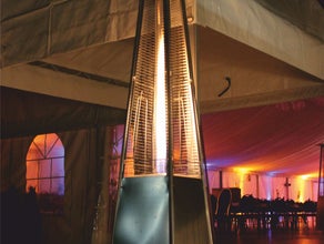 Heizstrahler /Pyramide