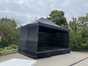 Bühnenpodest 6x4m mit Faltzeltüberdachung und Gaze 1m Höhe mieten - Galerie - Bild 4