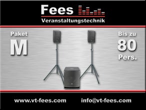 Komplettpaket, PA Anlage, Tonanlage zu Mieten für 80 Personen von LD Systems