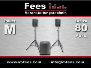 Komplettpaket, PA Anlage, Tonanlage zu Mieten für 80 Personen von LD Systems