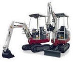 Minibagger, Bagger Takeuchi TB 008 / 0,8 Tonnen