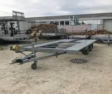 Autotransportanhänger, Hochlader mit Seilwinde, 2,7 to.