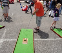 Mobile Minigolfanlage /Minigolf / mobile Minigolfbahn / Minigolfparcours / Minigolfanlage