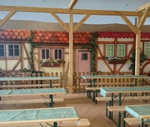 Fachwerkhaus Kulissen - Hausfassaden - Fachwerkhäuser - Fachwerkhaus - Event - Dekoration