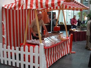 Markststand / Marktbude im nostalgischen Stil Weihnachtsmarkt inkl. 19% MwSt.