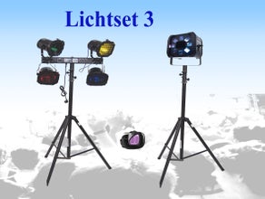 Lichtanlage mit LED Effekt und Discolicht, ideal für jede Party