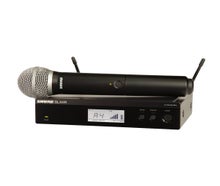 Funk Shure  Funkmikrofon mit Empfänger, Gesangsmikrofon und Choraufnahmen, Profitechnik.