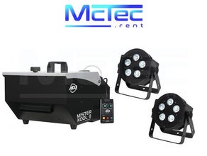 Lichtset H  LED Lichtanlage Scheinwerfer Lichttechnik Licht Bodennebelmaschine