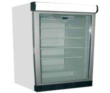Glaskühlschrank mit dem Außenmaß 590x620x1920 mm