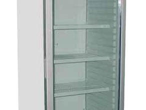 Glaskühlschrank mit dem Außenmaß 590x620x1920 mm