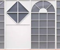 Fensterfront Kulisse - Fenster - Bühnenhintergrund - Dekoration - Event