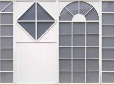 Fensterfront Kulisse - Fenster - Bühnenhintergrund - Dekoration - Event
