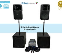 DJ-PA-Anlage mieten · Leistungsstarkes Sound-System für 100–300 Personen