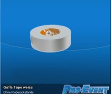 Gaffa Tape weiss oder schwarz