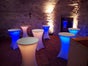 Stehtisch bzw. Bistrotisch mit LED Beleuchtung 70 Umfang incl. Akku - Galerie - Bild 3