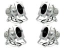 Scheinwerferset V – 4x PAR 64 Halogen Scheinwerfer mieten (500 Watt je Scheinwerfer) Halogen Lichtanlage Lichttechnik Licht Partybeleuchtung Scheinwerfer