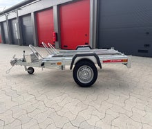 750kg Motorrad Anhänger für Motorräder, Roller oder Quad - inkl. Spanngurte & Auffahrschiene