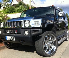 MEGA HUMMER H2 zum ***SELBER FAHREN***Der HUMMER H2 mit seiner Mega V8 Hamann Sortauspuffanlage und 24 Zoll Chromefelgen ist einzigartig!!!