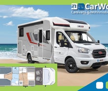 Wohnmobil über 7m mit Einzellängsbetten + Hubbett über Sitzgruppe - T3