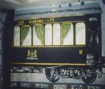 Zug, Zugwagen Abteil - Kulisse