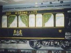 Zug, Zugwagen Abteil - Kulisse