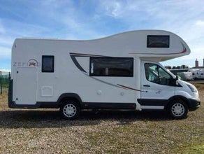 Roller Team Zefiro 675 - Alkoven-Camper mit Fahrradträger und Heckgarage