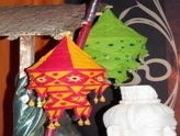 Indische Lampenhänger, Lampen