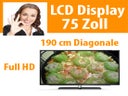 75" LCD Display Fernseher TV Monitor 1.920 x 1.080 - Galerie - Bild 1