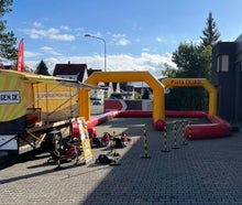 4xCrazy Cart mit Rennstrecke im Set