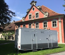 Toilettenwagen / Toilettenanhänger / VIP Toilette / VIP für Backstage/Hochzeit/Geburtstag