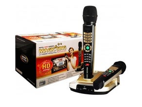 Karaokesystem mit 2 Funkmikrofonen