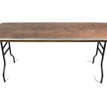 Bankettisch BEN 184x76cm mit Alukante