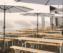 Schirmständer 34 kg mieten – Marktschirm, Großschirm, Terrassenschirm, Schattenspender