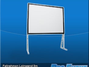 Faltrahmen Leinwand 3m