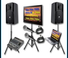 Prof. Karaoke Anlage mit 2 Mikros, 72.000 Songs, 32" Bildschirm Karaoke Maschine