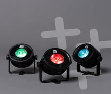 Ambientebeleuchtung mieten – 8 Akku-LED-Spots Astera, kabellos für Hochzeit & Event