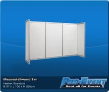 Messestellwand 1m