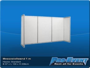 Messestellwand 1m
