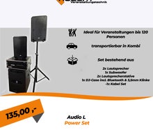 Party Musikanlage Audio L (ohne DJ)