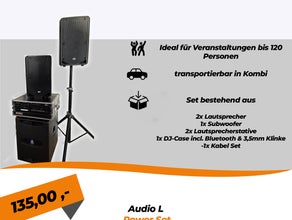 Party Musikanlage Audio L (ohne DJ)